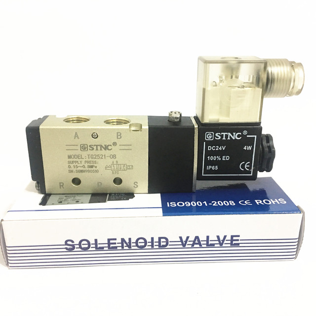 Van điện tử STNC TG2521-08 4V210-08 AC220V DC24V